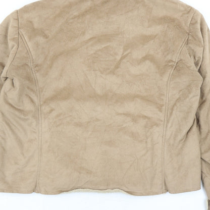 Womens UK Size 16 EWM Brown Jacket