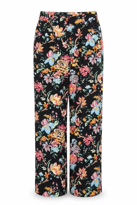 Womens UK Size 8 French Connection Regular Fit  Black Trousers