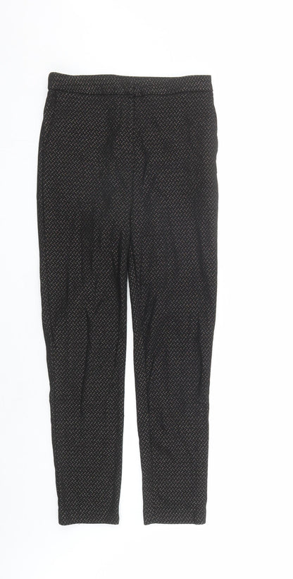 Womens UK Size 8 New Look Regular Fit  Black Trousers