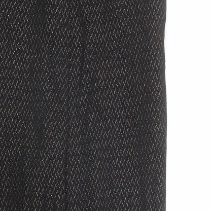 Womens UK Size 8 New Look Regular Fit  Black Trousers