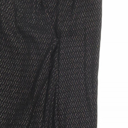Womens UK Size 8 New Look Regular Fit  Black Trousers