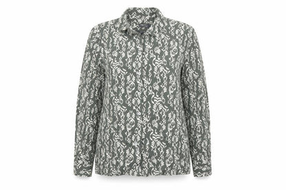 Womens UK Size 12 Marks and Spencer Green Basic Button-Up