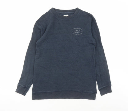 Womens UK Size 6 Jack Wills Blue Pullover Sweatshirt