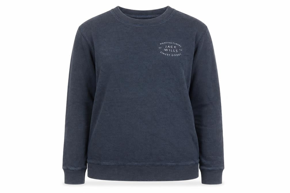 Womens UK Size 6 Jack Wills Blue Pullover Sweatshirt