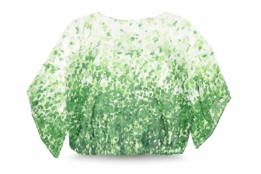 Womens UK Size L Alfani Green Basic Blouse