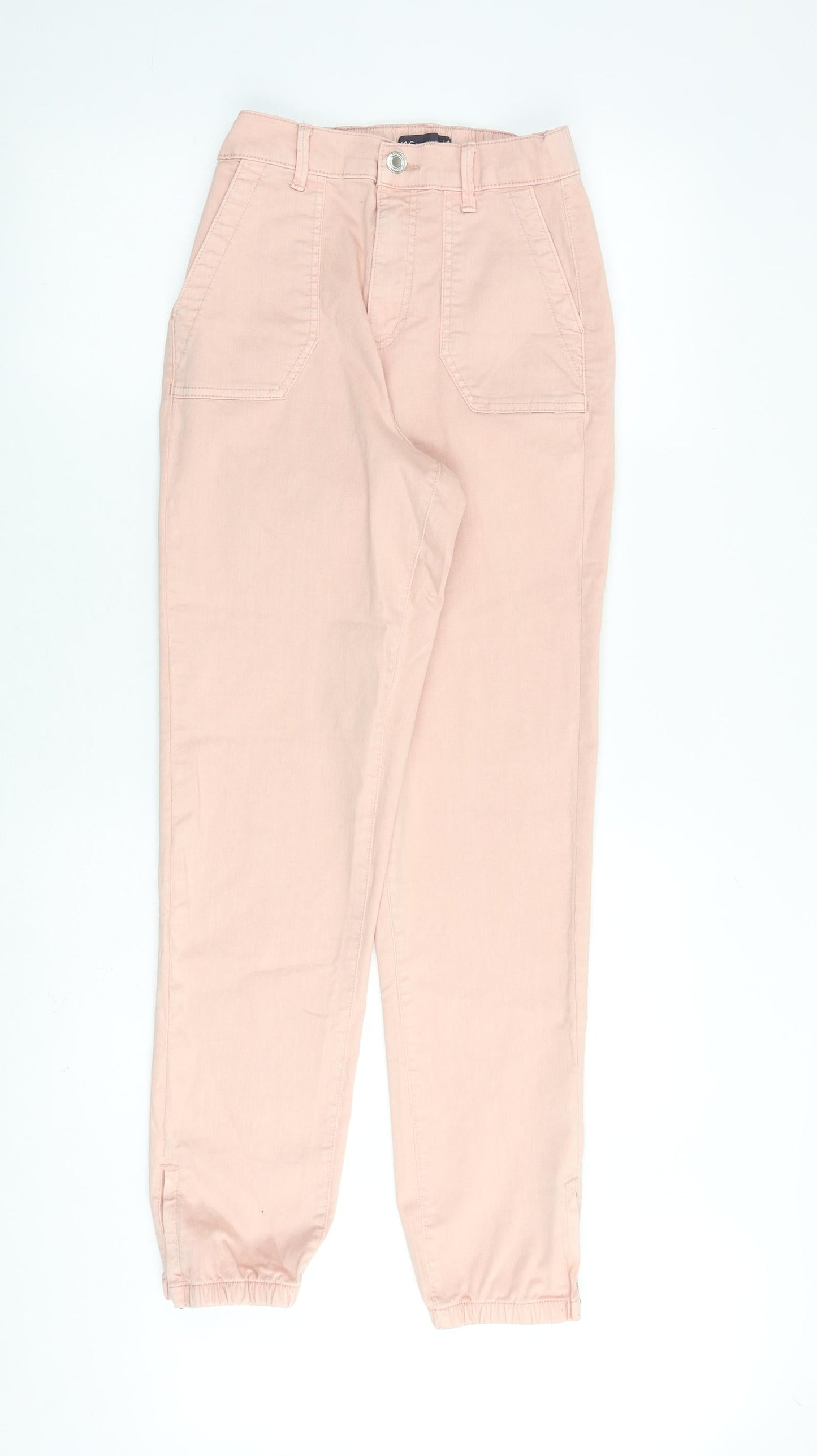 Womens UK Size 6 Marks and Spencer Regular Fit Straight Pink Jeans