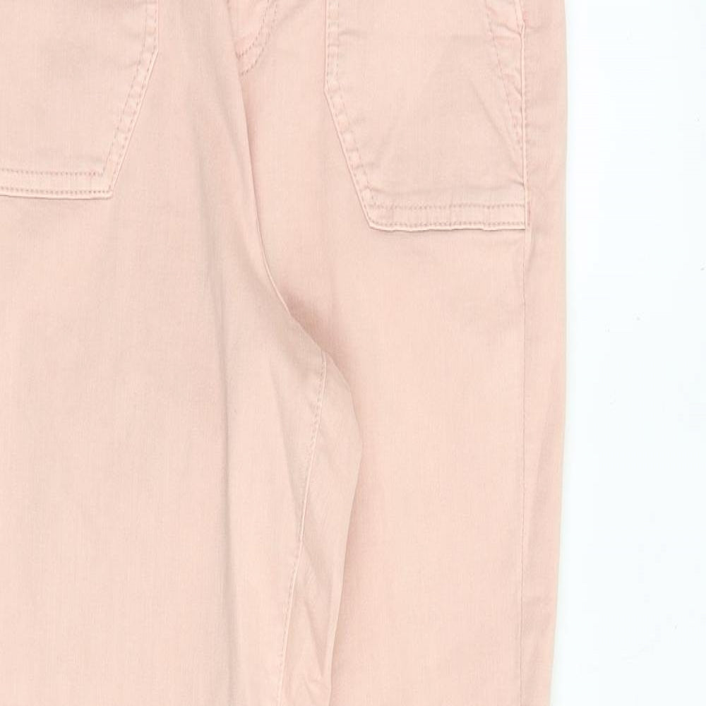 Womens UK Size 6 Marks and Spencer Regular Fit Straight Pink Jeans