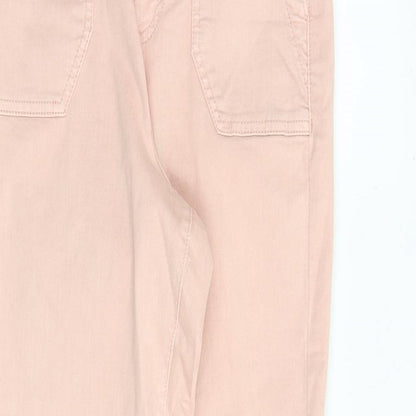 Womens UK Size 6 Marks and Spencer Regular Fit Straight Pink Jeans
