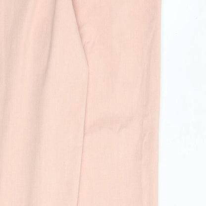 Womens UK Size 6 Marks and Spencer Regular Fit Straight Pink Jeans