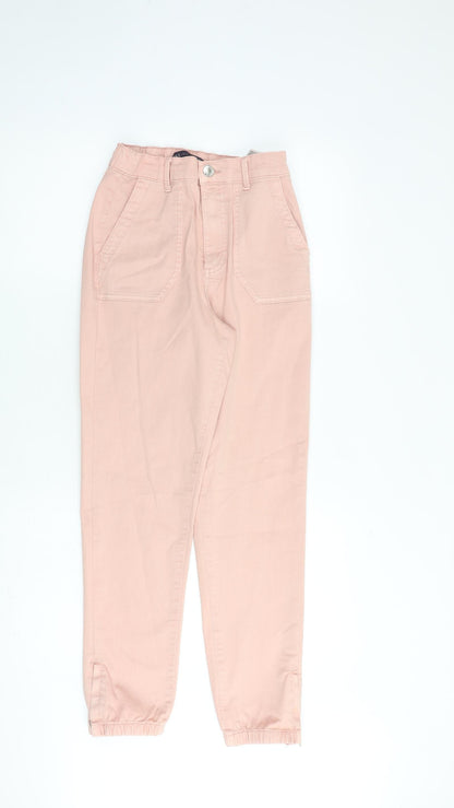 Womens UK Size 6 Marks and Spencer Regular Fit Straight Pink Jeans