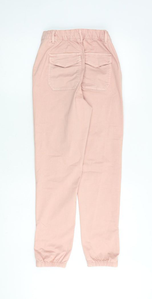 Womens UK Size 6 Marks and Spencer Regular Fit Straight Pink Jeans