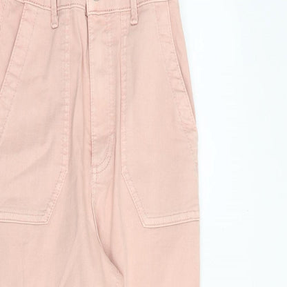 Womens UK Size 6 Marks and Spencer Regular Fit Straight Pink Jeans