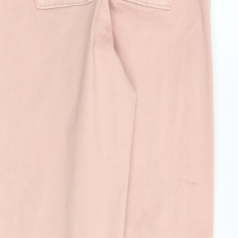Womens UK Size 6 Marks and Spencer Regular Fit Straight Pink Jeans