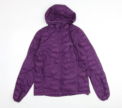 Womens UK Size 10 Hi Gear Purple Puffer Jacket