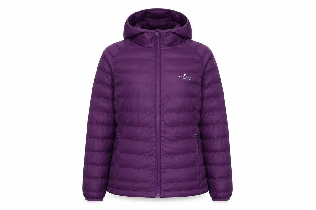 Womens UK Size 10 Hi Gear Purple Puffer Jacket