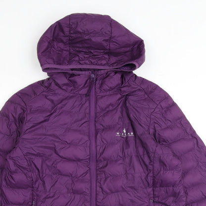 Womens UK Size 10 Hi Gear Purple Puffer Jacket