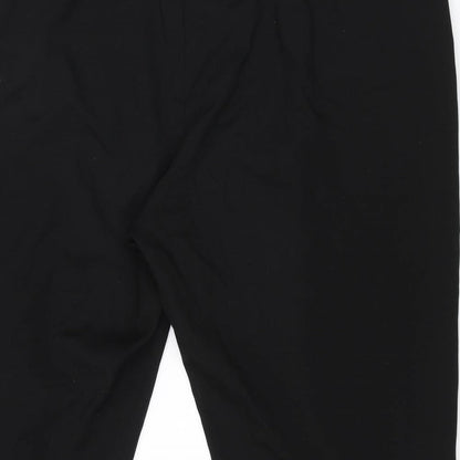 Womens UK Size 44 in Marks and Spencer Regular Fit  Black Trousers