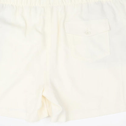 Marks and Spencer Womens Ivory Polyester Basic Shorts Size 20 L5 in Regular Pull On