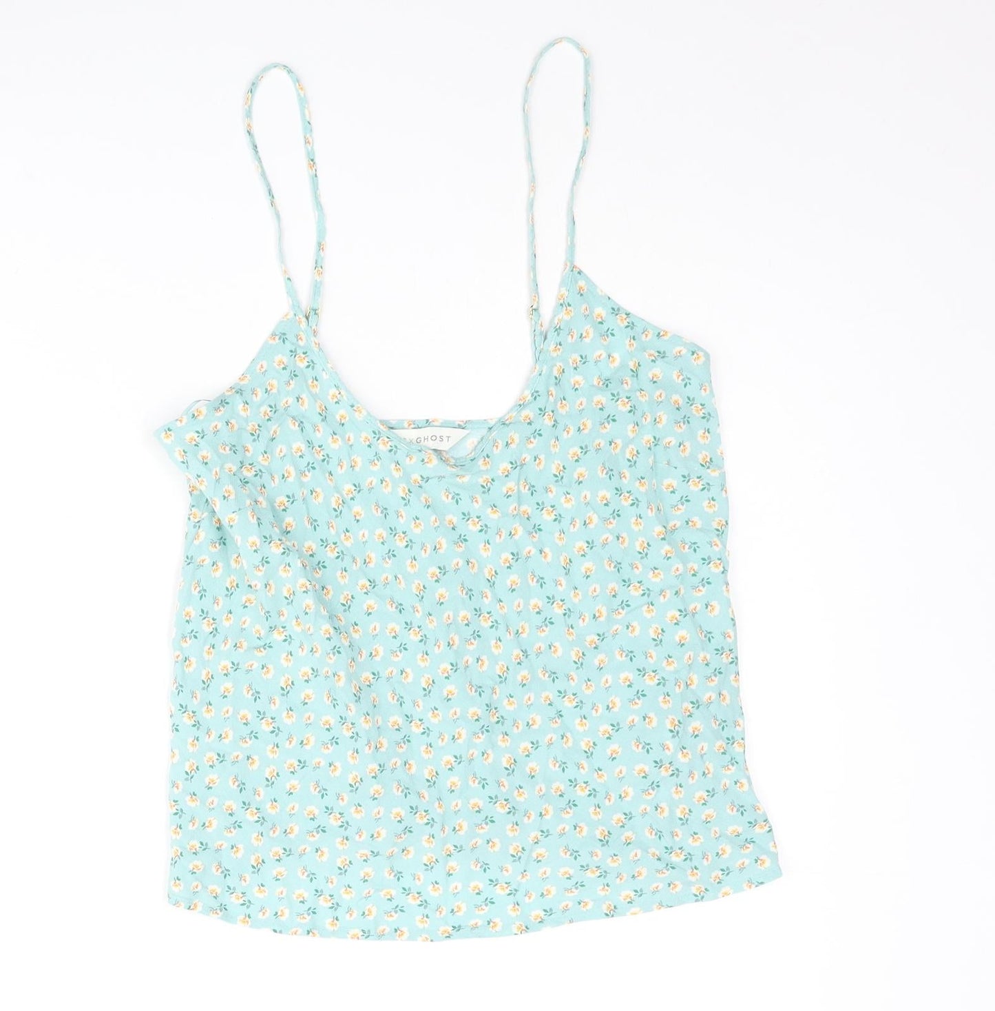 Womens UK Size 8 Marks and Spencer Blue Camisole Blouse