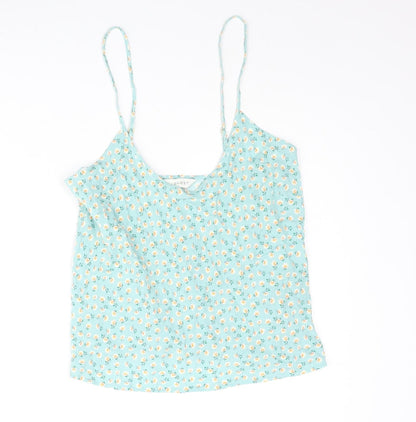 Womens UK Size 8 Marks and Spencer Blue Camisole Blouse