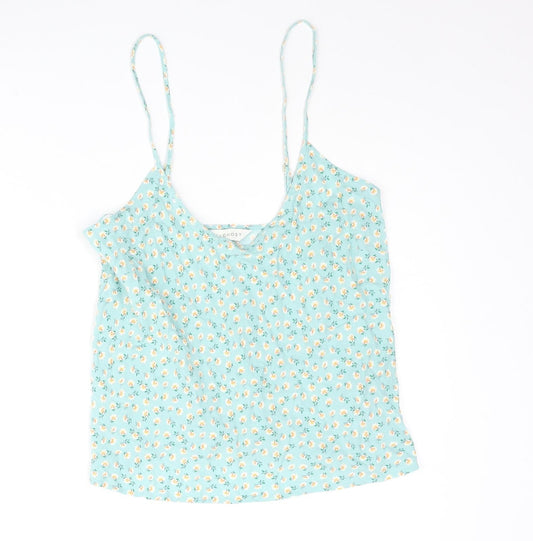 Womens UK Size 8 Marks and Spencer Blue Camisole Blouse