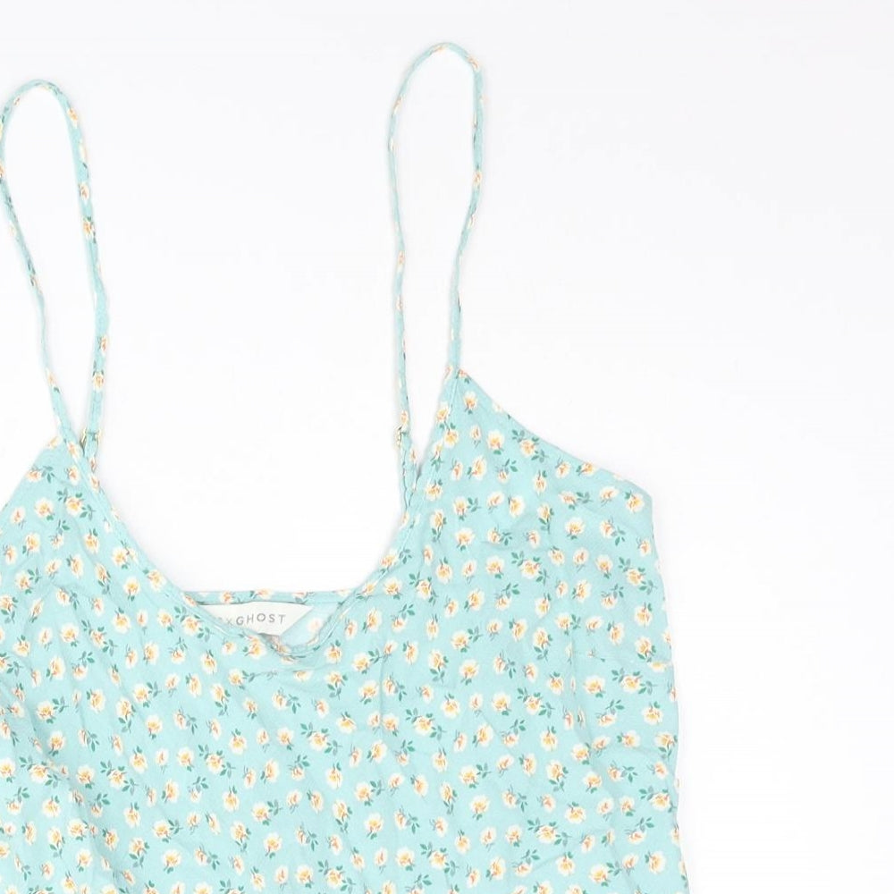 Womens UK Size 8 Marks and Spencer Blue Camisole Blouse