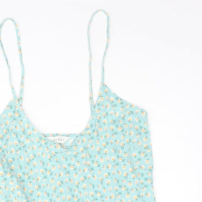 Womens UK Size 8 Marks and Spencer Blue Camisole Blouse