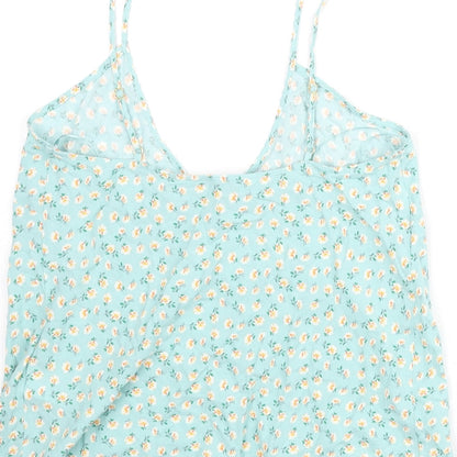 Womens UK Size 8 Marks and Spencer Blue Camisole Blouse