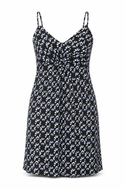 H&M Womens Black Geometric Polyester Bodycon Size M Sweetheart Pullover - Knot