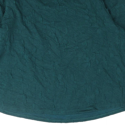 Womens UK Size XL Lindex Green Basic Blouse