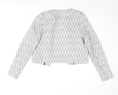 Womens UK Size 10 NEXT Ivory Jacket