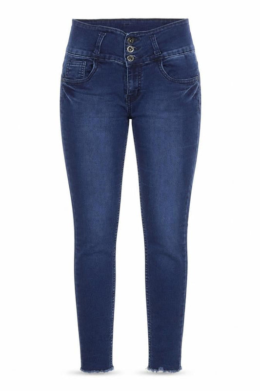 High Star Womens Blue Cotton Skinny Jeans Size 28 in L26 in Regular Zip