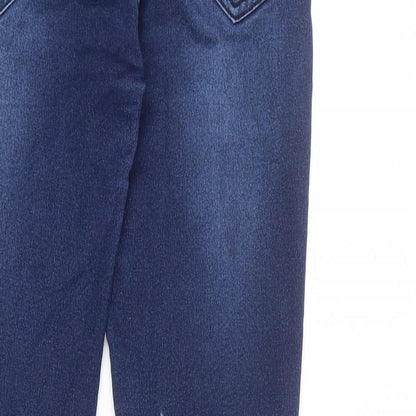 High Star Womens Blue Cotton Skinny Jeans Size 28 in L26 in Regular Zip