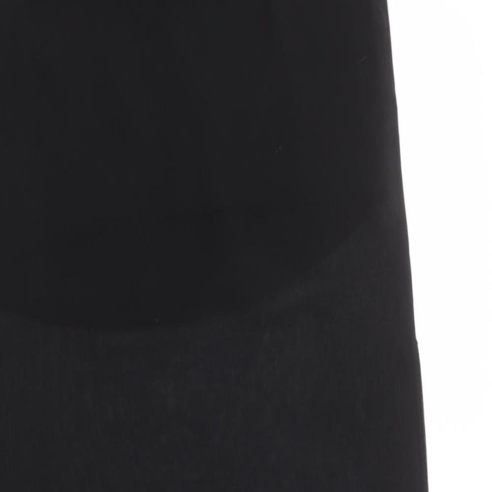 Womens UK Size 10 New Look Black Tunic Blouse