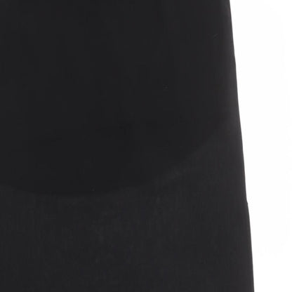 Womens UK Size 10 New Look Black Tunic Blouse