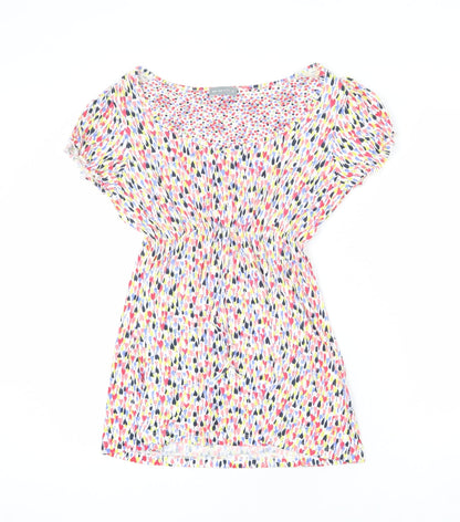 Womens UK Size 12 Per Una Multicoloured Tunic T-Shirt
