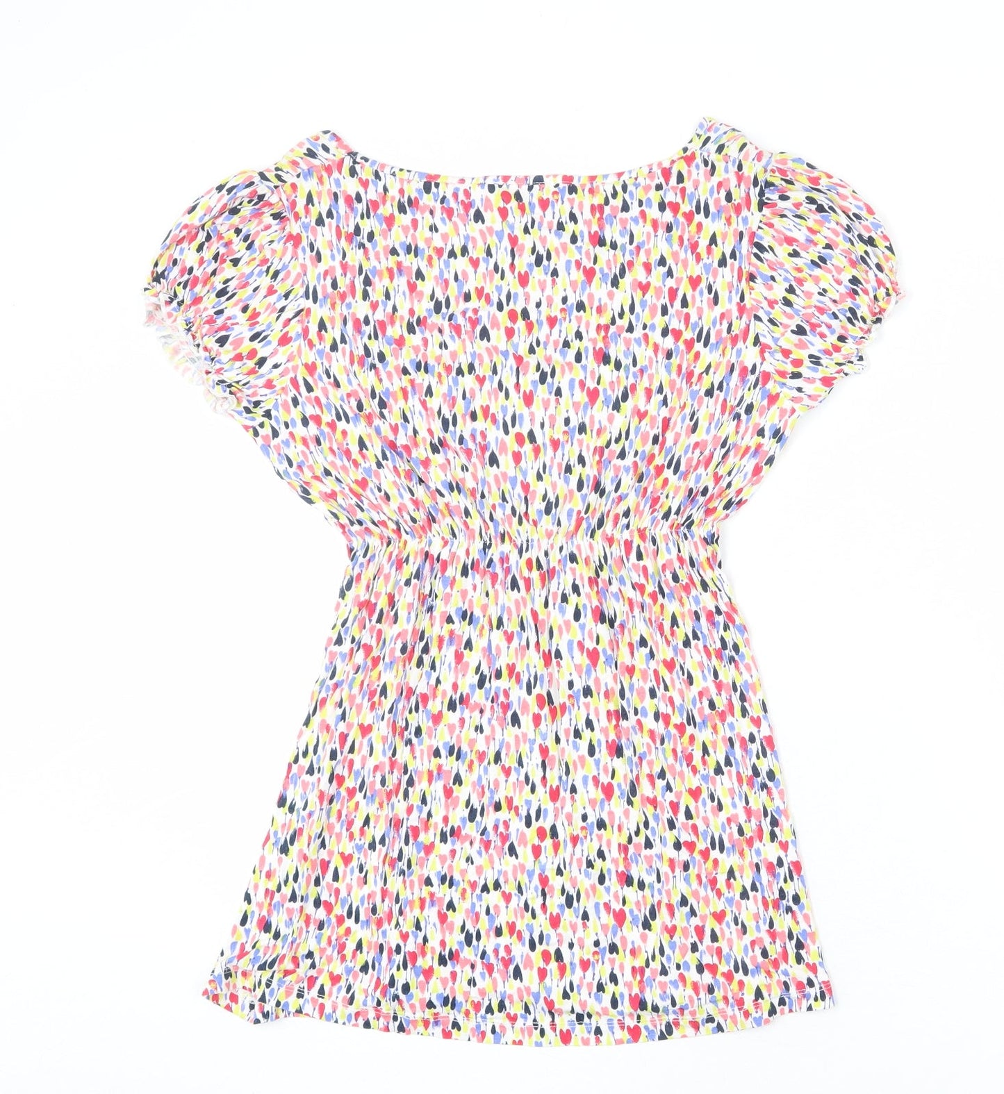 Womens UK Size 12 Per Una Multicoloured Tunic T-Shirt