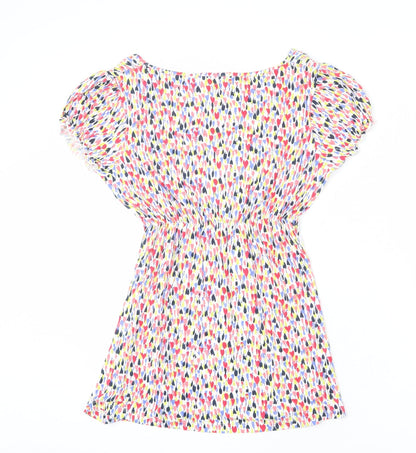 Womens UK Size 12 Per Una Multicoloured Tunic T-Shirt
