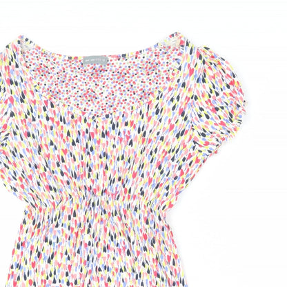 Womens UK Size 12 Per Una Multicoloured Tunic T-Shirt