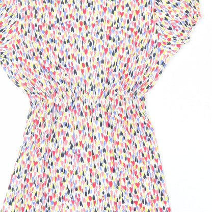 Womens UK Size 12 Per Una Multicoloured Tunic T-Shirt