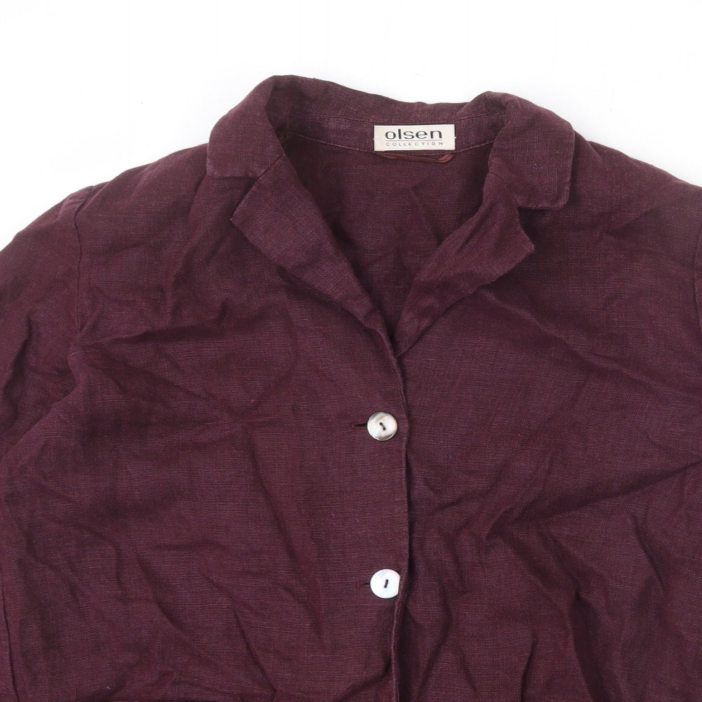 Womens UK Size 12 Olsen Purple Jacket