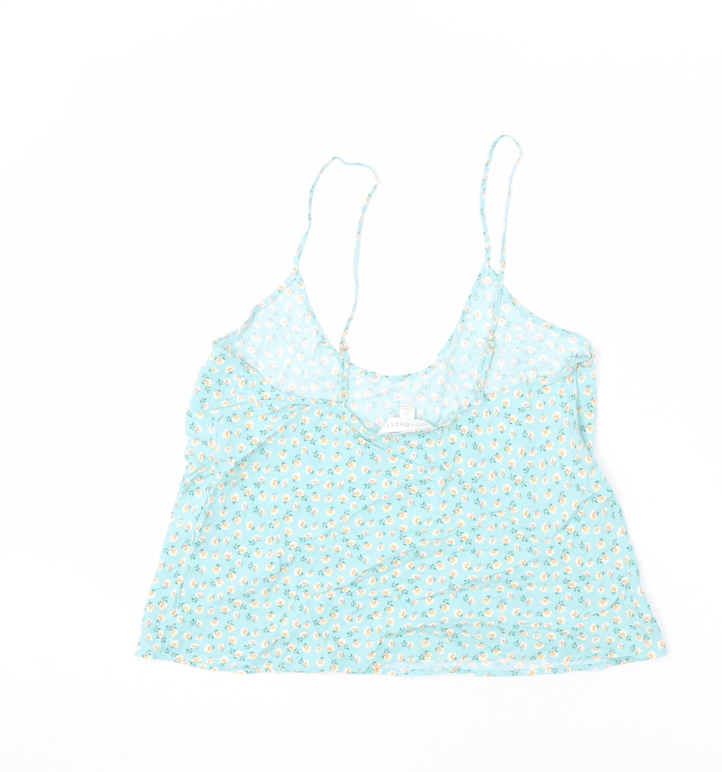 Womens UK Size 12 Ghost Blue Camisole Tank