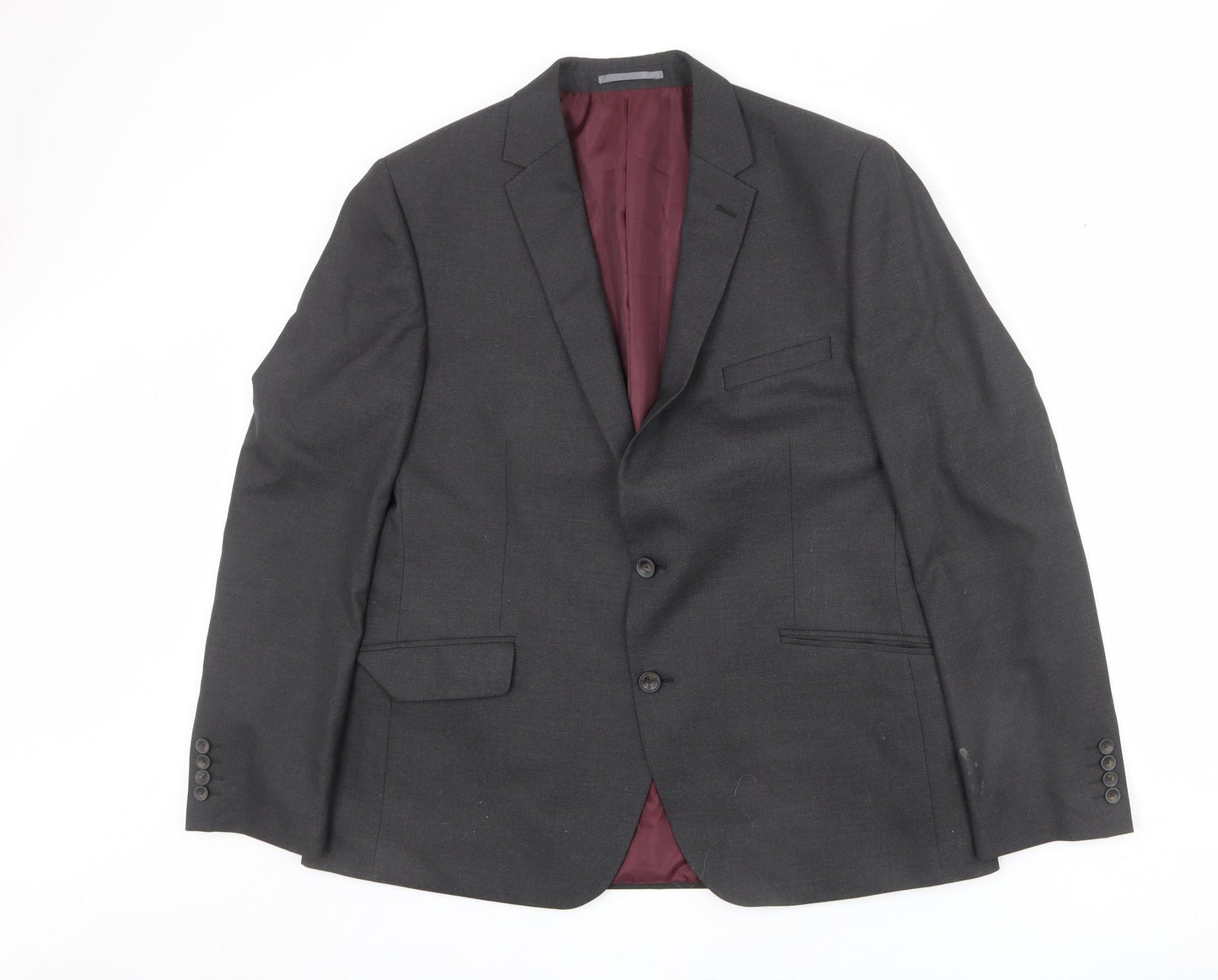 Mens UK Size 44 Marks and Spencer Regular Grey Suit Jacket