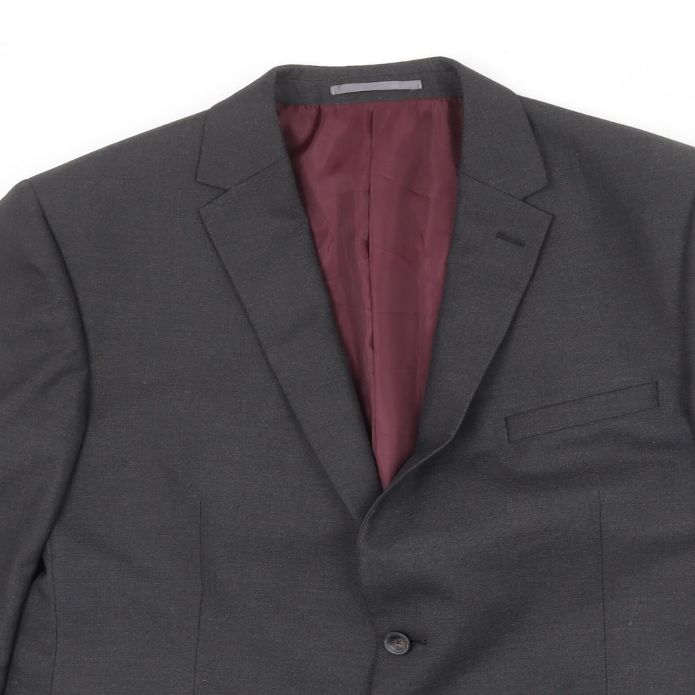 Mens UK Size 44 Marks and Spencer Regular Grey Suit Jacket
