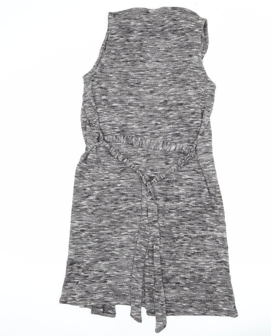 Womens UK Size 12 Dorothy Perkins Grey Cardigan Jumper