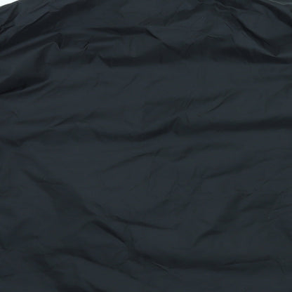 B&C Mens Black Rain Coat Coat Size XL Zip