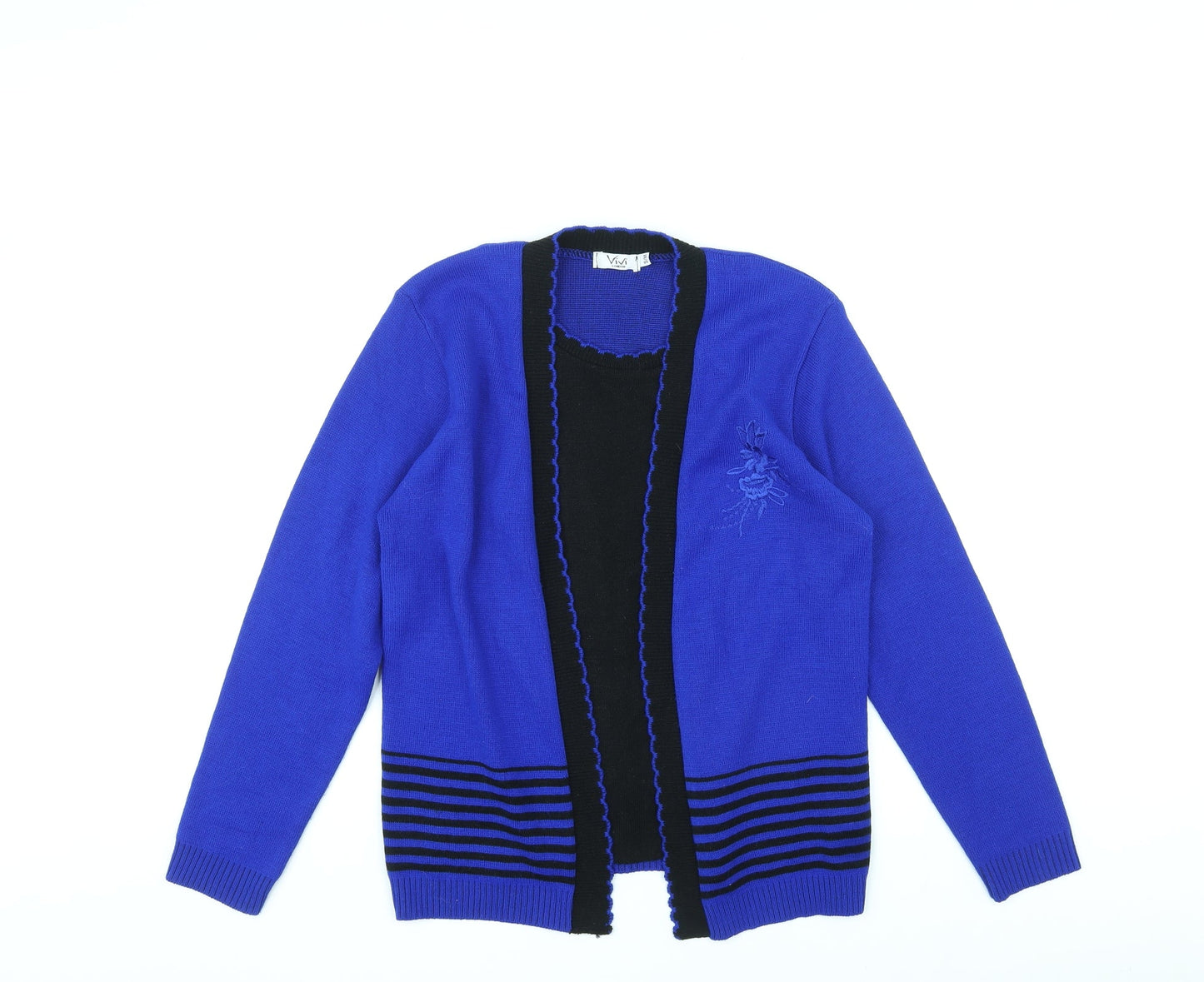 Womens UK Size S Vivi Blue Pullover Jumper