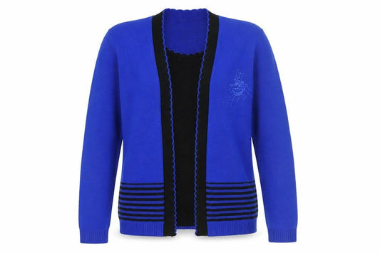 Womens UK Size S Vivi Blue Pullover Jumper
