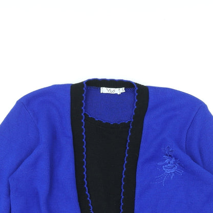 Womens UK Size S Vivi Blue Pullover Jumper