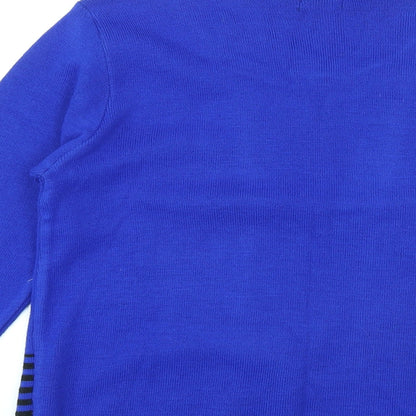 Womens UK Size S Vivi Blue Pullover Jumper